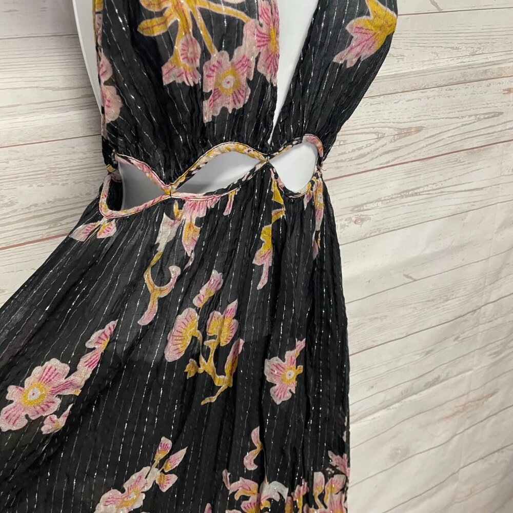 Anthropologie Sheer Cut-Out Maxi Dress - Picture 8 of 14